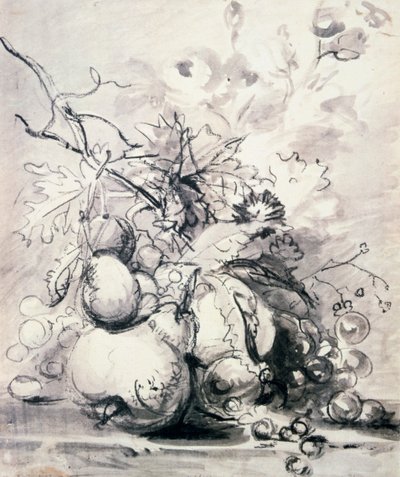 Hedelmien asetelma, 1700 - 1749. tekijältä Jan van Huysum