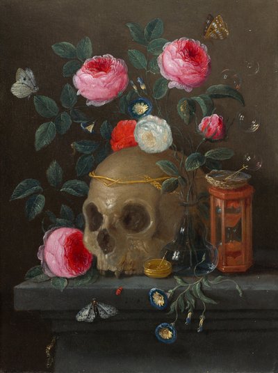 Vanity Still Life, c. 16651670. tekijältä Jan van Kessel