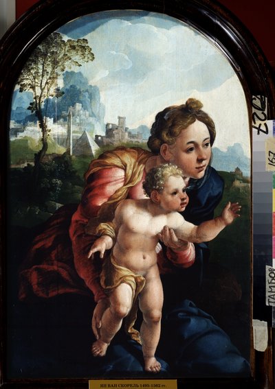 Neitsyt ja lapsi, 1530 tekijältä Jan van Scorel