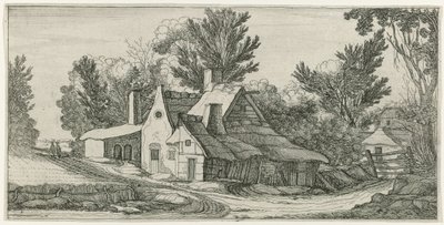 Maisema maatiloilla tekijältä Jan van de Velde (II) (manner of)