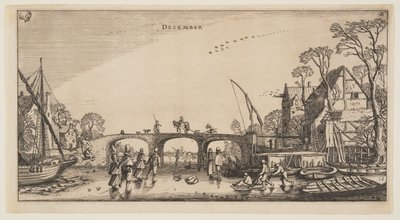Joulukuu, vuodelta Vuoden kaksitoista kuukautta tekijältä Jan van de Velde II