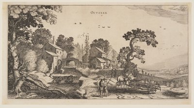 Lokakuu, vuoden kahdestatoista kuukaudesta tekijältä Jan van de Velde II
