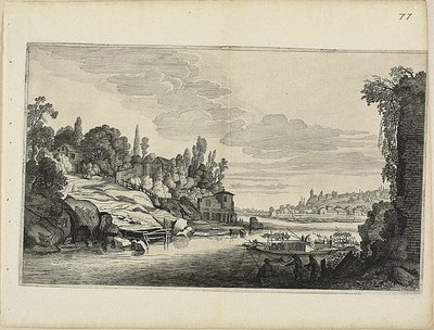 Jokimaisema tekijältä Jan van de Velde II