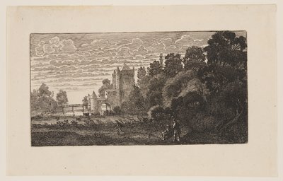Spaernwouder tai Amsterdamsche Poort Haarlemissa, kuudelta maisemakuvalta. tekijältä Jan van de Velde II