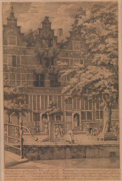 Heerengrachtin palon sammuttaminen (25.–26. huhtikuuta 1683) tekijältä Jan van der Heyden