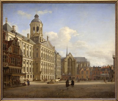 Pato ja uusi kaupungintalo Amsterdamissa tekijältä Jan van der Heyden