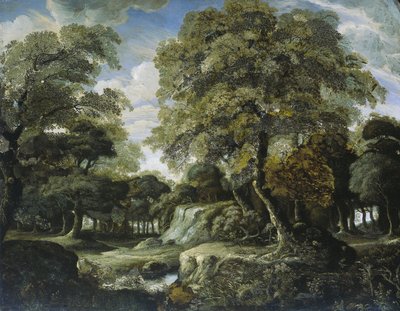 Näkymä metsässä tekijältä Jan van der Heyden