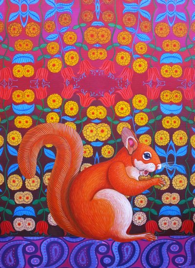 Punainen orava, 2014, tekijältä Jane Tattersfield