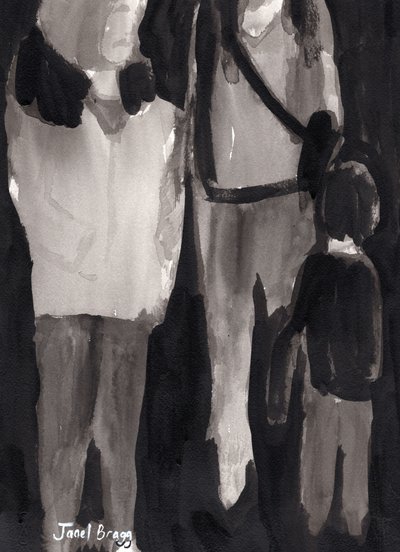 Holiday Shoppers, n.2017 (tussi paperille) tekijältä Janel Bragg