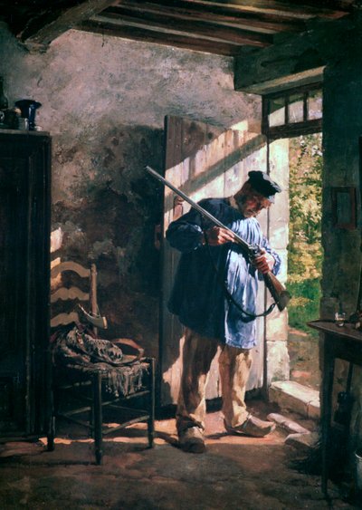 Ennen metsästystä, 1883 tekijältä Janez Šubic