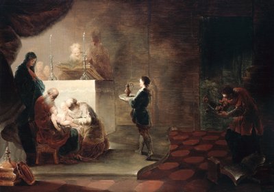 Kristuksen ympärileikkaus, vuoden 1751 jälkeen tekijältä Januarius Zick
