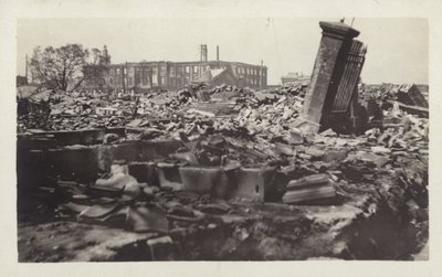 Suuren Kanton maanjäristyksen jälkimainingit, Japani, 1923 tekijältä Japanese Photographer