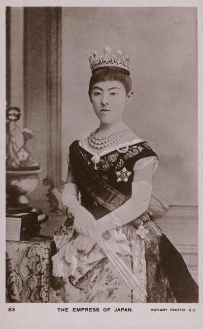 Keisarinna Shoken, Japanin keisari Meijin vaimo (m/v kuva) tekijältä Japanese Photographer