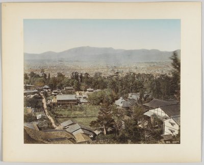 Kioto, Japani (käsinvärinen mustavalkokuva) tekijältä Japanese Photographer