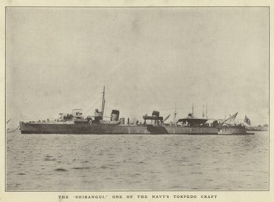 Shirangui, yksi laivaston Torpedo-aluksista tekijältä Japanese Photographer