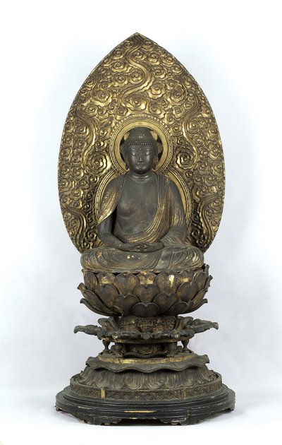 Amida Buddha (puu) tekijältä Japanese School