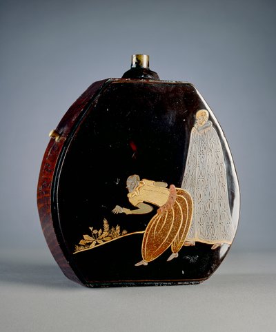 Ruutipullo (lakattu puu) (numeron 117750 kääntöpuoli) tekijältä Japanese School