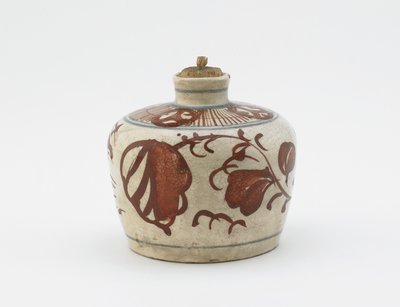 Purkki karkkipelleteille, Hyogon prefektuuri, Edo-kausi, 1800-luvun alku (keraaminen) tekijältä Japanese School