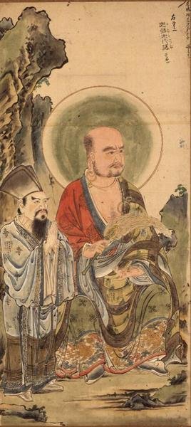 Juroku Rakan, buddhalainen viisas, Tosa-koulu tekijältä Japanese School