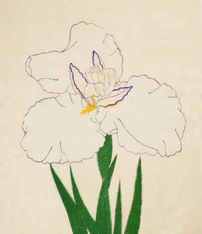 Hiusikkuna - ilman. 65, 1890 (Tämä on DBock p Hayashi t) tekijältä Japanese School