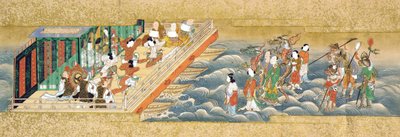 Yksi kolmesta miniatyyrikäsirullasta, jotka kuvaavat Taishokkanin tarinaa tekijältä Japanese School