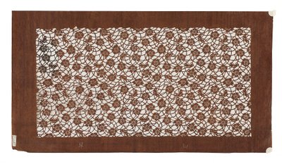 Paperistensiili (katagami), 1800-luvun loppu (kakilla käsitelty Mulberry-kuoripaperi mehu) tekijältä Japanese School