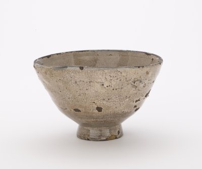 Teekulho, mahdollisesti Hagi-astia, Teekulho (chawan) tekijältä Japanese School