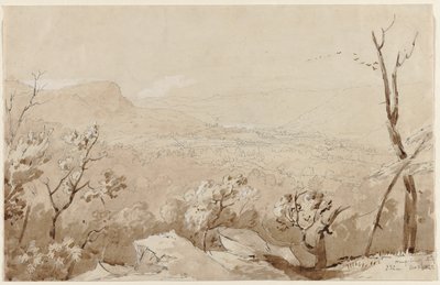 Näkymä Bald Mountainilta, Orange County, N. Y., 1843. tekijältä Jasper Francis Cropsey