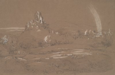 Korfun linna ja kaupunki Cromwellin kaivannoista tekijältä Jasper Francis Cropsey