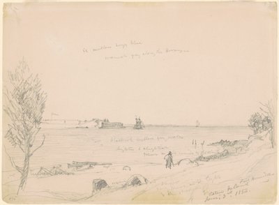 Fort Hamilton, Staten Island tekijältä Jasper Francis Cropsey