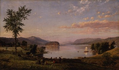 Greenwood Lake, New Jersey, 1866 tekijältä Jasper Francis Cropsey