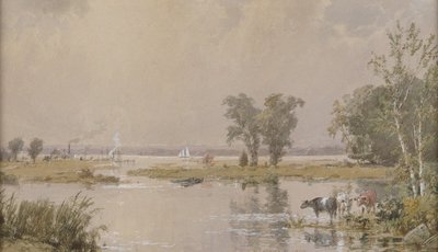 Hackensack Meadows, 1890. tekijältä Jasper Francis Cropsey