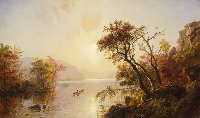 Soutu poukamasta, 1878 tekijältä Jasper Francis Cropsey
