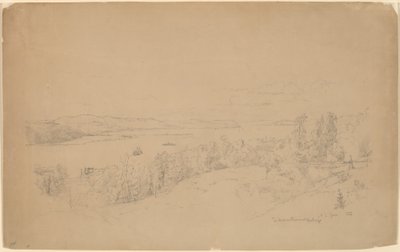 Hudson-joki Hastingsissa tekijältä Jasper Francis Cropsey