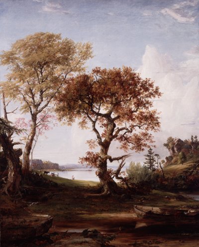Hudson at Piermont tekijältä Jasper Francis Cropsey