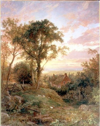 Vanha koti, Warwick, New York tekijältä Jasper Francis Cropsey