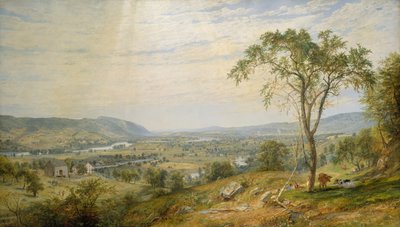Wyomingin laakso, 1865. tekijältä Jasper Francis Cropsey