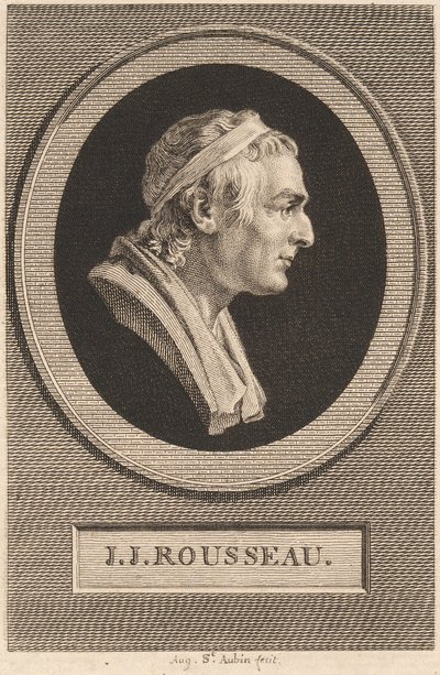 Jean-Jacques Rousseau tekijältä Jean-Antoine Houdon