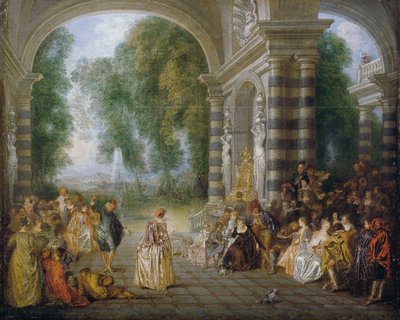 Pallon nautinnot tekijältä Jean-Antoine Watteau