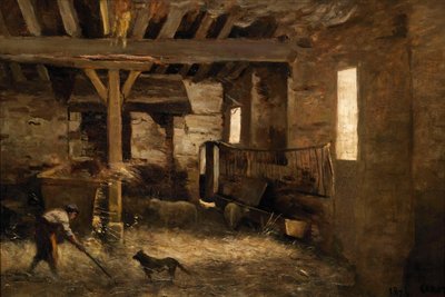 Latojen sisätilat tekijältä Jean-Baptiste-Camille Corot