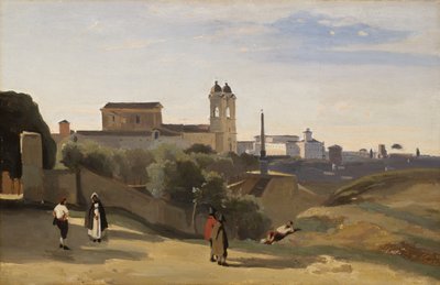 Monte Pincio, Rooma tekijältä Jean-Baptiste-Camille Corot