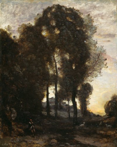 Matkamuisto Italiasta tekijältä Jean-Baptiste-Camille Corot