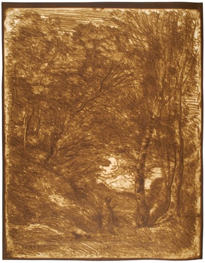 Horatiuksen puutarhat tekijältä Jean-Baptiste-Camille Corot