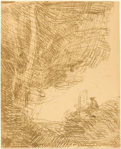 Runoilija ja hänen muusansa tekijältä Jean-Baptiste-Camille Corot