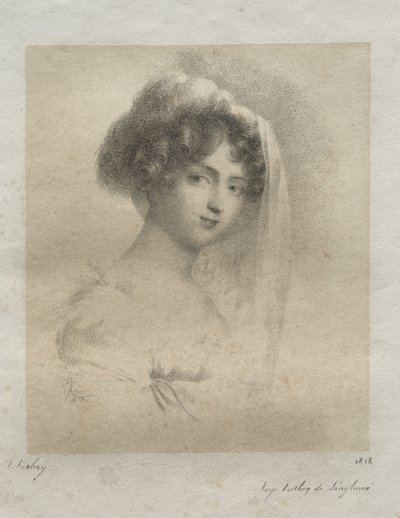 Rouva. Horace Vernet tekijältä Jean-Baptiste Isabey