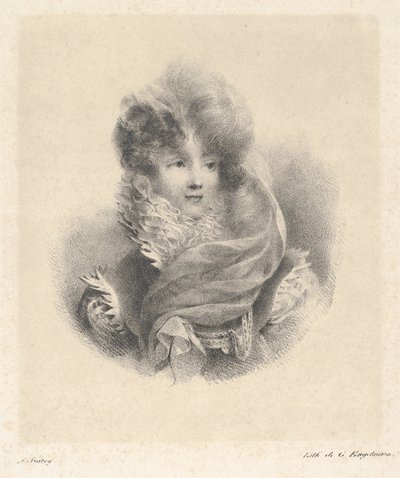 Mademoiselle de Pavantin muotokuva tekijältä Jean-Baptiste Isabey