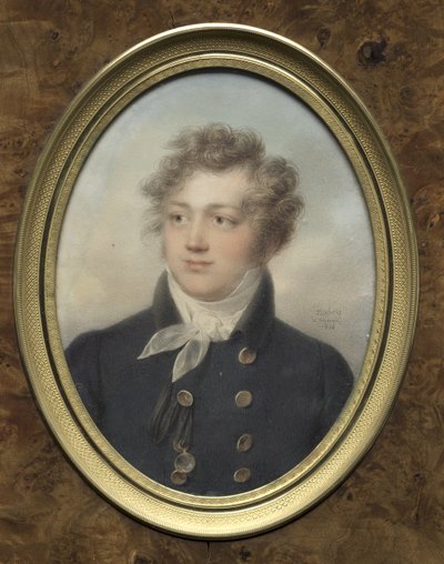 Miehen muotokuva, mahdollisesti Venäjän keisari Aleksanteri I tekijältä Jean-Baptiste Isabey