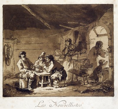 Les Nouvellistes tekijältä Jean Baptiste Le Prince