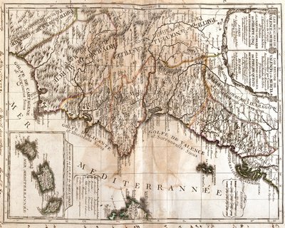 Aragonien, Katalonien, Valencianische Gemeinschaft, Murcia, Andalusien, Kastilien-La Mancha und Balearen, Spanien von Jean-Baptiste Nolin