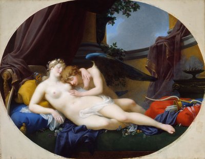 Cupid ja Psyche tekijältä Jean Baptiste Regnault